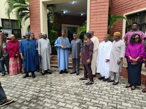 Dr Olufemi Ogunyemi MD/CEO on Tuesday played host to members, House Committee on Commerce led by the Chairman, Hon. Ahmed Munir at the Authority's Headquarters, Abuja